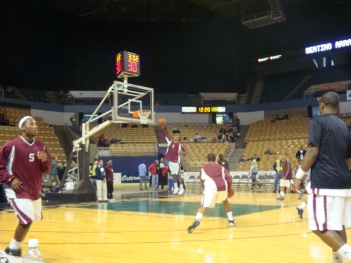 Sabis players practicing before the Division 3 State Final